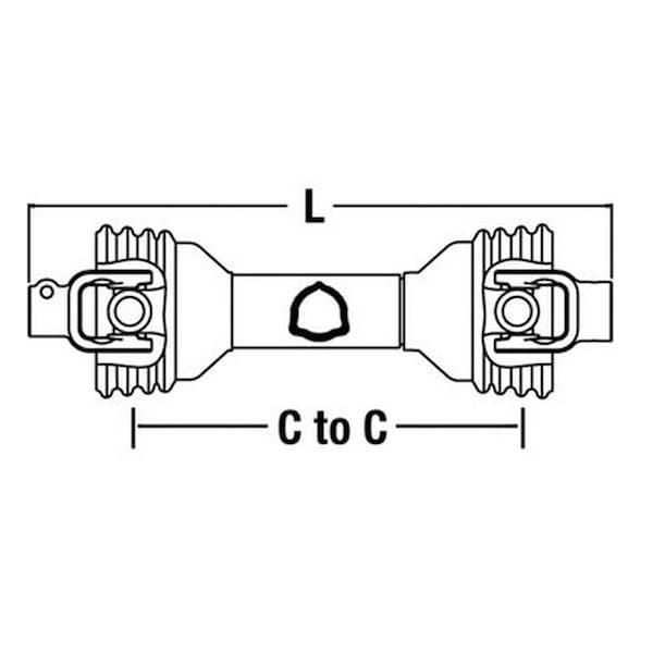 Aftermarket 14006453 Driveline for Bush Hog 2102 2103 + Post Hole Diggers CS44514 - main